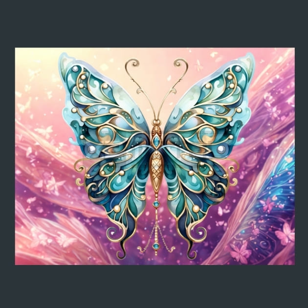 Butterfly 51 – Metal Print &amp; Mouse Pad | ChromaLuxe | Made in Iowa USA