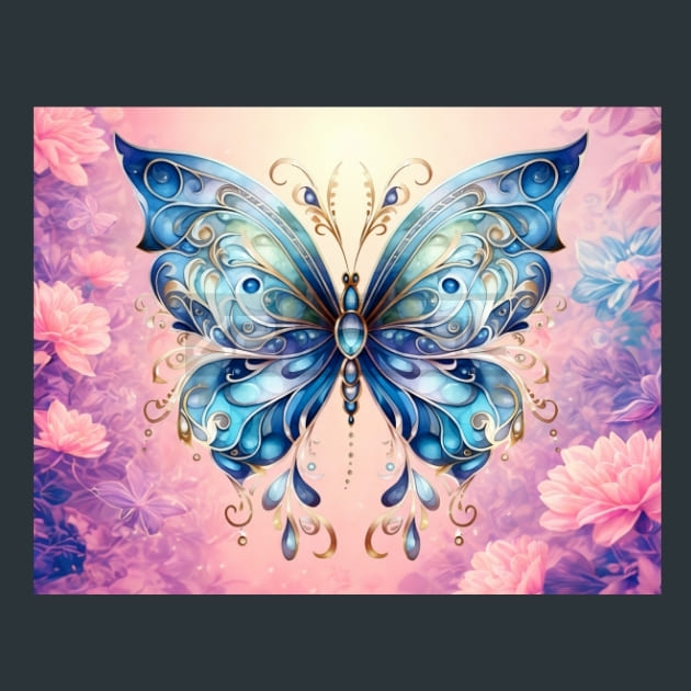 Butterfly 55 – Metal Print &amp; Mouse Pad | ChromaLuxe | Made in Iowa USA