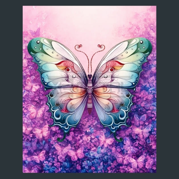 Butterfly 58 – Metal Print &amp; Mouse Pad | ChromaLuxe | Made in Iowa USA