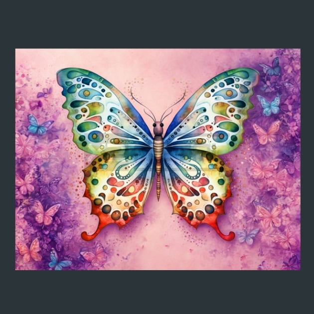 Butterfly 59 – Metal Print &amp; Mouse Pad | ChromaLuxe | Made in Iowa USA