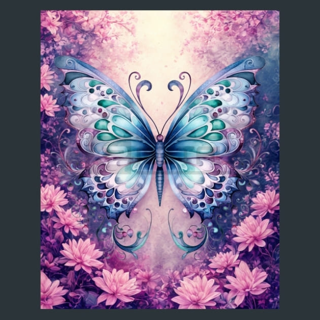 Butterfly 60 – Metal Print &amp; Mouse Pad | ChromaLuxe | Made in Iowa USA