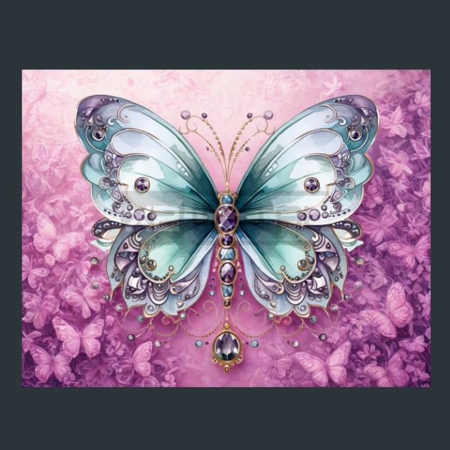 Butterfly 63 – Metal Print &amp; Mouse Pad | ChromaLuxe | Made in Iowa USA