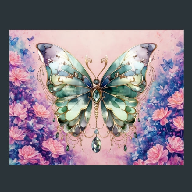 Butterfly 67 – Metal Print &amp; Mouse Pad | ChromaLuxe | Made in Iowa USA