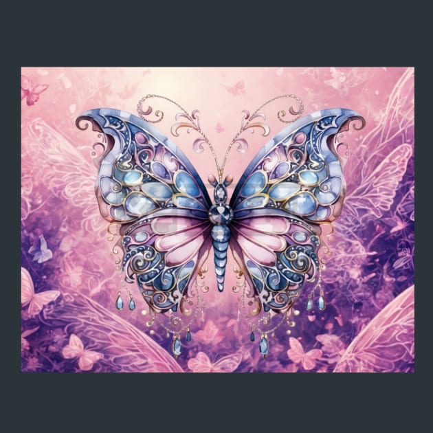 Butterfly 69 – Metal Print &amp; Mouse Pad | ChromaLuxe | Made in Iowa USA