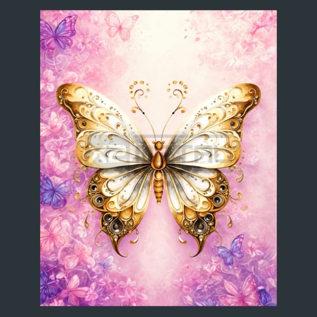 Butterfly 6 – Metal Print &amp; Mouse Pad | ChromaLuxe | Made in Iowa USA