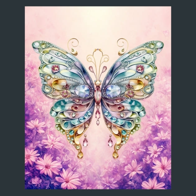 Butterfly 70 – Metal Print &amp; Mouse Pad | ChromaLuxe | Made in Iowa USA