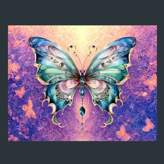 Butterfly 71 – Metal Print &amp; Mouse Pad | ChromaLuxe | Made in Iowa USA