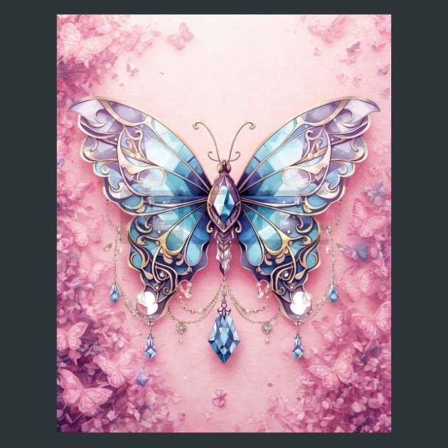 Butterfly 74 – Metal Print &amp; Mouse Pad | ChromaLuxe | Made in Iowa USA