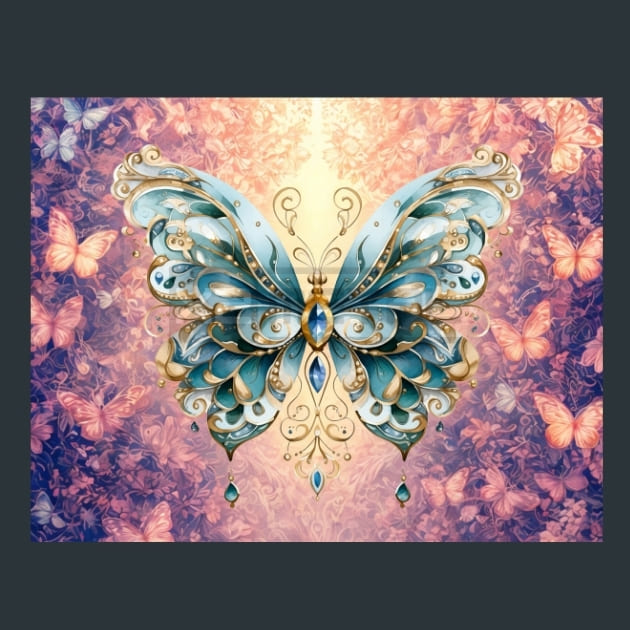Butterfly 79 – Metal Print &amp; Mouse Pad | ChromaLuxe | Made in Iowa USA