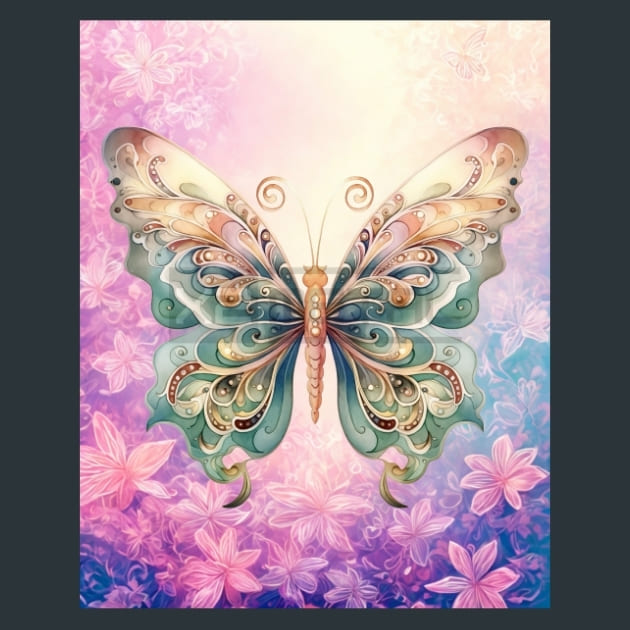 Butterfly 86 – Metal Print &amp; Mouse Pad | ChromaLuxe | Made in Iowa USA