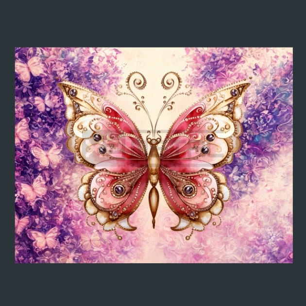 Butterfly 92 – Metal Print &amp; Mouse Pad | ChromaLuxe | Made in Iowa USA