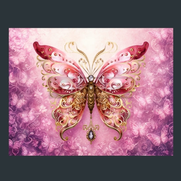 Butterfly 93 – Metal Print &amp; Mouse Pad | ChromaLuxe | Made in Iowa USA