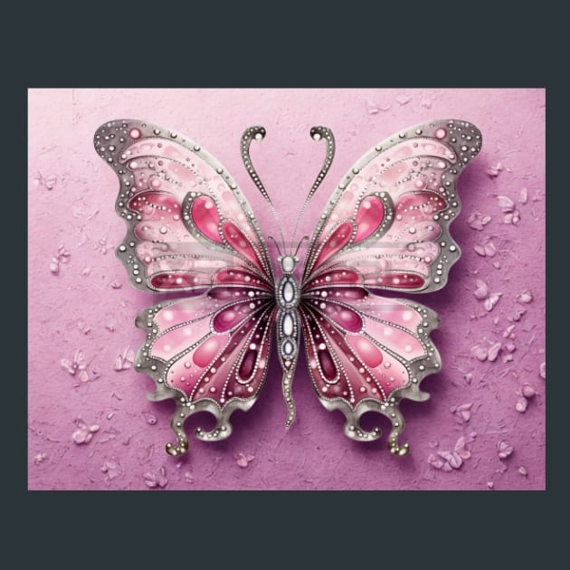 Butterfly 96 – Metal Print &amp; Mouse Pad | ChromaLuxe | Made in Iowa USA