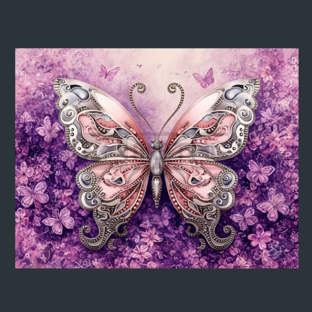 Butterfly 98 – Metal Print &amp; Mouse Pad | ChromaLuxe | Made in Iowa USA