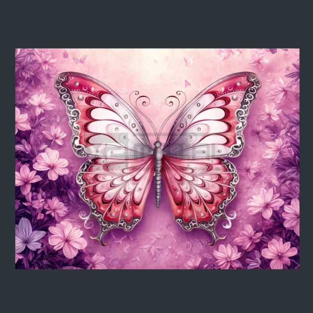 Butterfly 99 – Metal Print &amp; Mouse Pad | ChromaLuxe | Made in Iowa USA