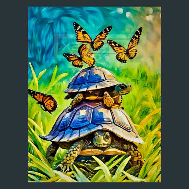 Butterfly Exploration Metal Wall Art and Desktop Mouse Pad by X2Metal