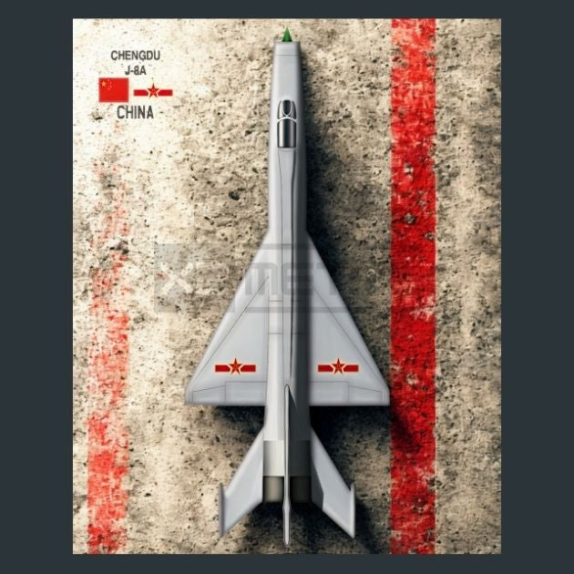 CN-J-8A-Jet-Metal-Prints