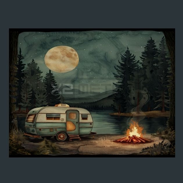 Camping-Dream-21-Metal-Prints
