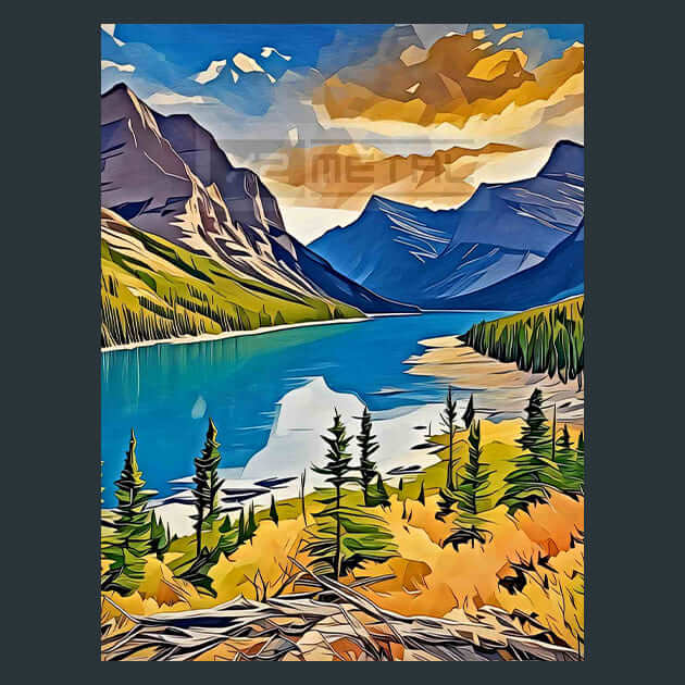 Canadian Rocky Mountain Metal Prints