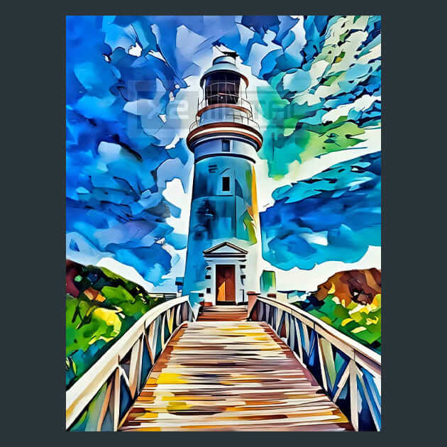 Cape Otway Lighthouse – Metal Print &amp; Mouse Pad | ChromaLuxe | Made in Iowa USA