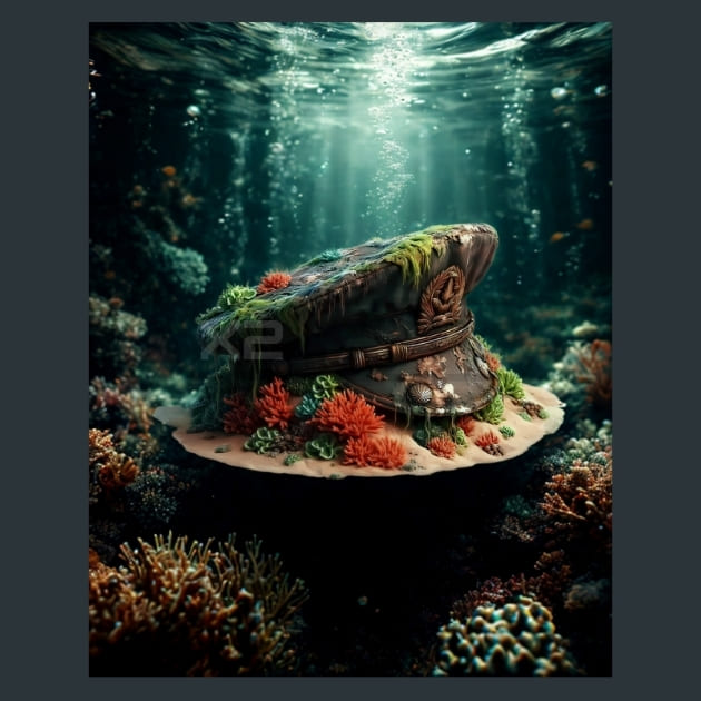Captains-Hat-Shipwreck-Relics-metal-prints-posters-mouse-pads