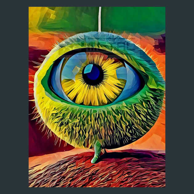 Carmine Martian Envoy Metal Prints