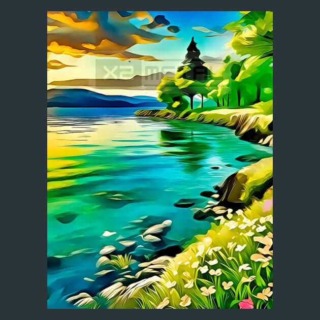 Champlain Majesty Metal Wall Art and Desktop Mouse Pad by X2Metal
