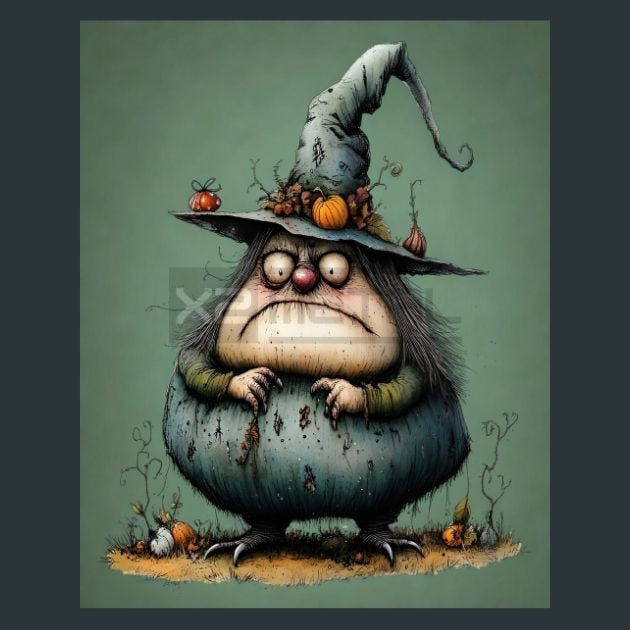 Cheeky Witch 11 Metal Wall Art and Desktop Mouse Pad by X2Metal
