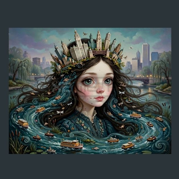 Chicago-River-Metal-Print