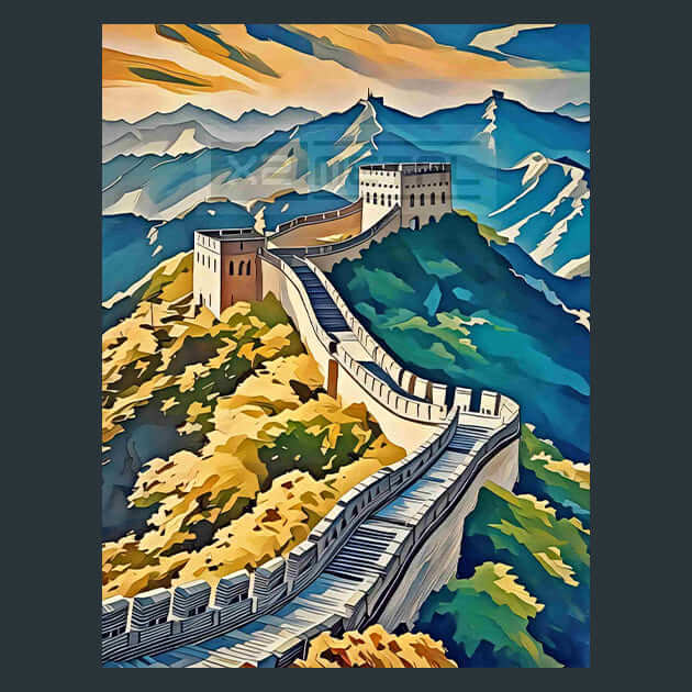 Chinese Wonder Metal Wall Art and Desktop Mouse Pad by X2Metal