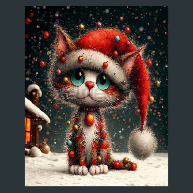 Christmas-Cat-5-Metal-Prints