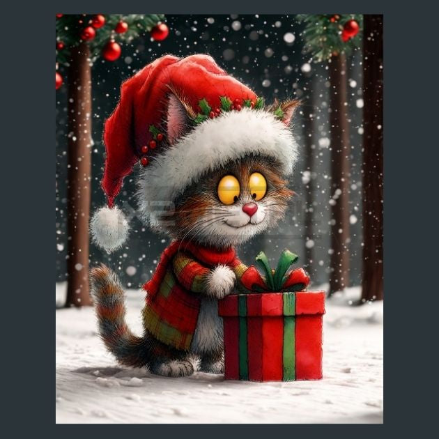 Christmas-Cat-6-Metal-Prints