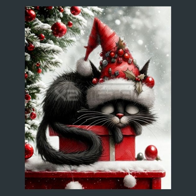 Christmas-Cat-7-Metal-Prints