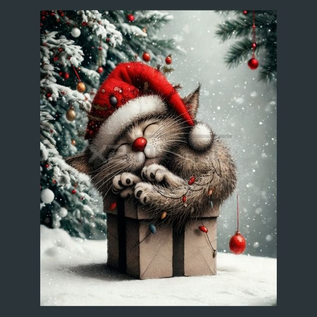 Christmas-Cat-8-Metal-Prints