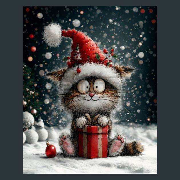 Christmas-Cat-9-Metal-Prints