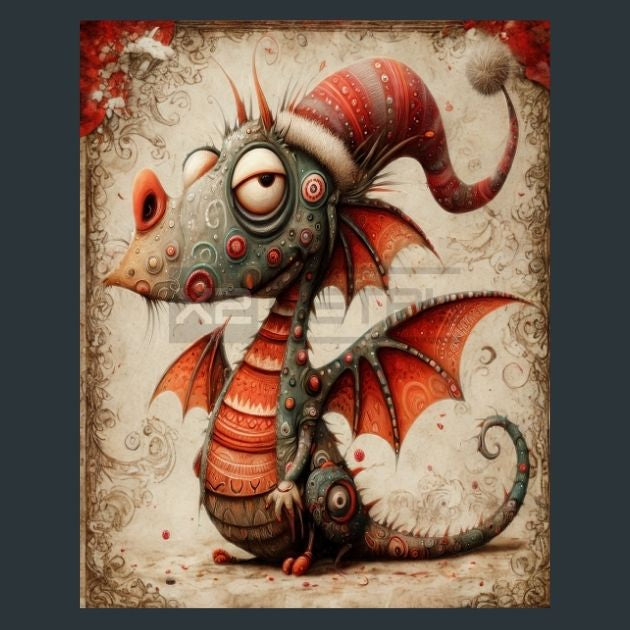Christmas-Dragon-10-Metal-Prints