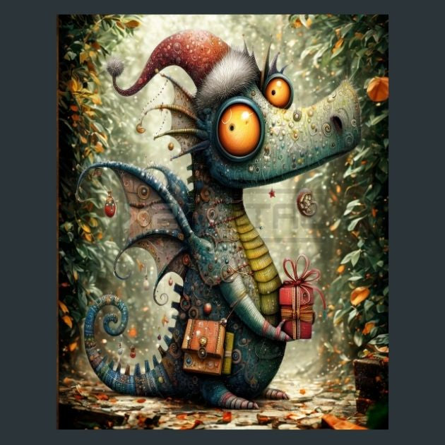 Christmas-Dragon-12-Metal-Prints