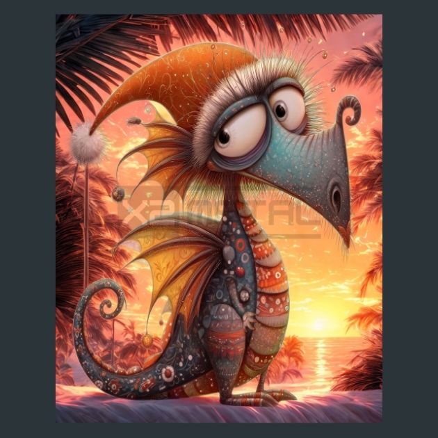 Christmas-Dragon-13-Metal-Prints