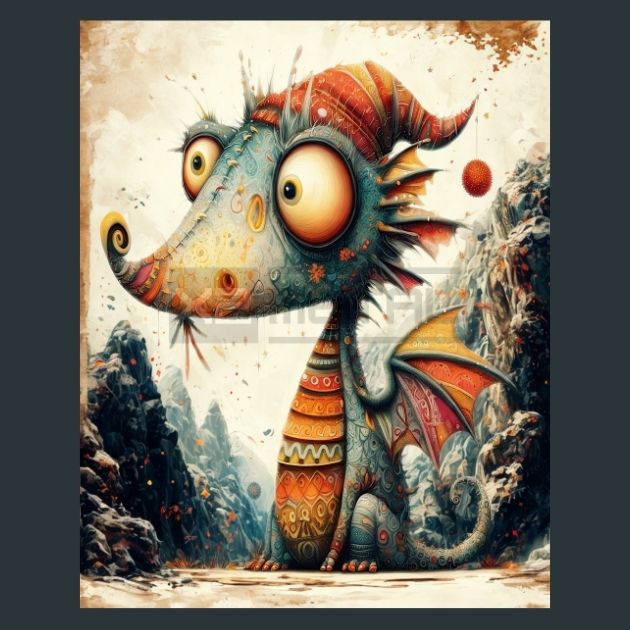 Christmas-Dragon-6-Metal-Prints