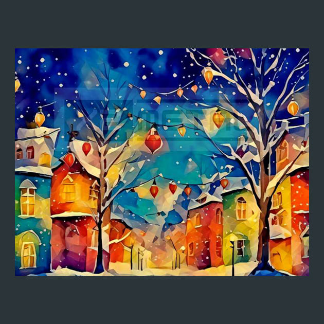 Christmas Wonders Metal Wall Art and Desktop Mouse Pad by X2Metal