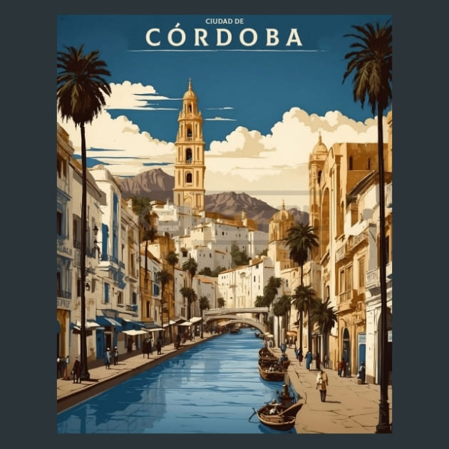 Ciudad de Cordoba Argentina Metal Wall Art and Desktop Mouse Pad by X2Metal