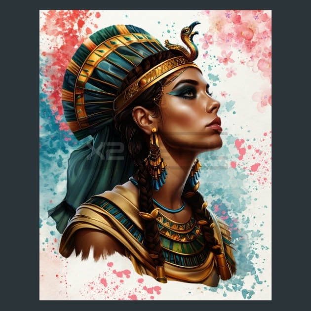 Cleopatra-VII-Last-Pharaoh-of-Egypt-metal-prints-posters-mouse-pads