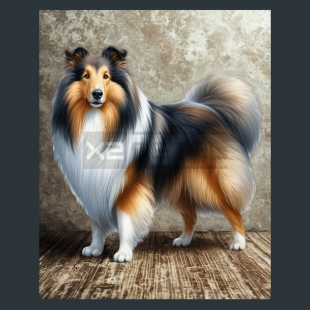 Collie 1 Metal Prints, Posters &amp; Mousepads – Metal Print &amp; Mouse Pad | ChromaLuxe | Made in Iowa USA
