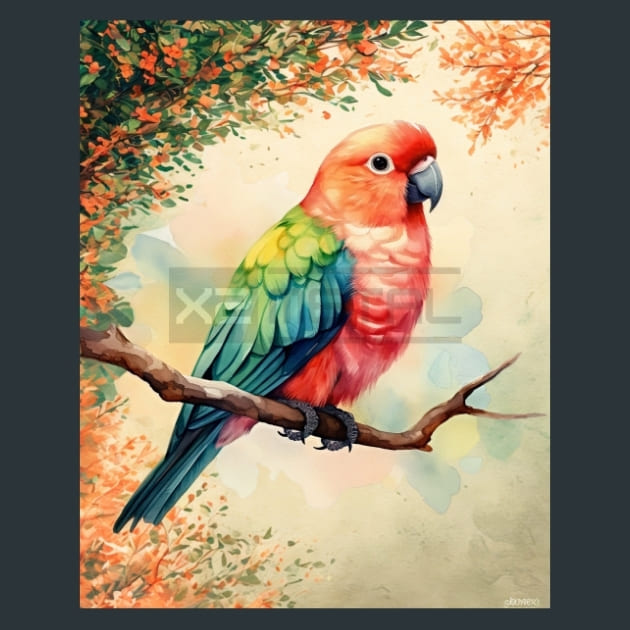 Colorful-Bird-11-metal-prints-posters-mouse-pads