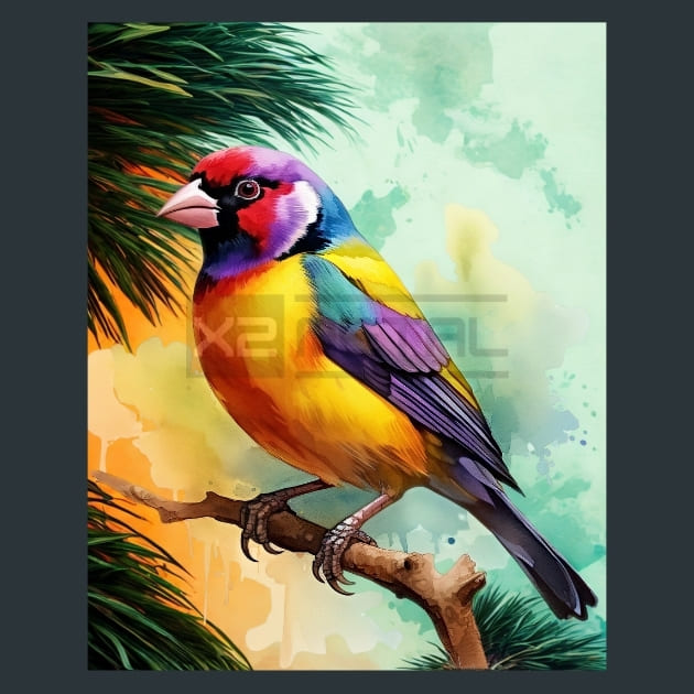 Colorful-Bird-23-metal-prints-posters-mouse-pads