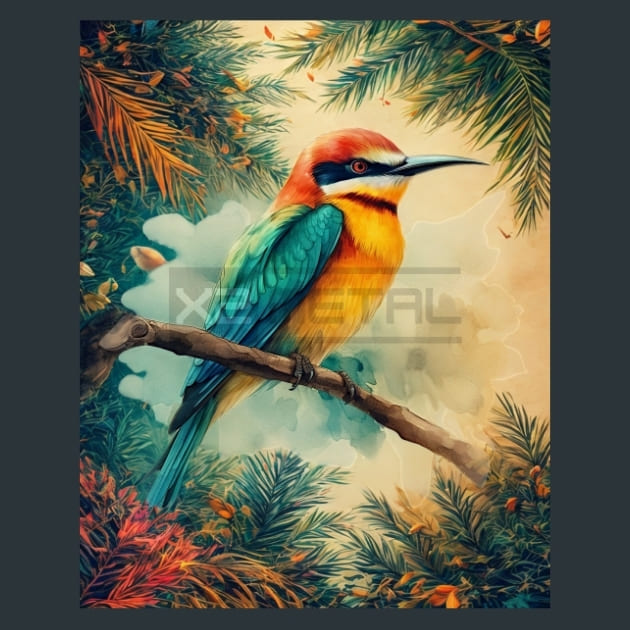 Colorful-Bird-24-metal-prints-posters-mouse-pads