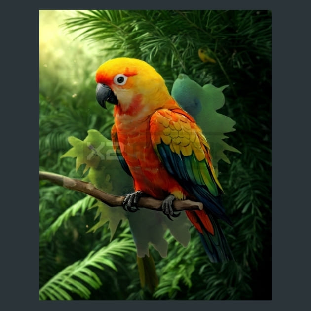 Colorful-Bird-6-metal-prints-posters-mouse-pads