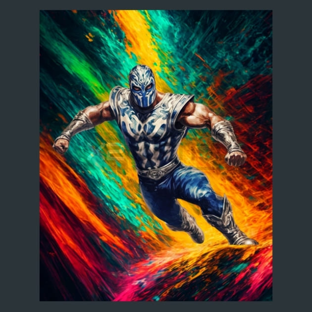 Colorful_Luchador_11_metal_prints_posters_mouse_pads