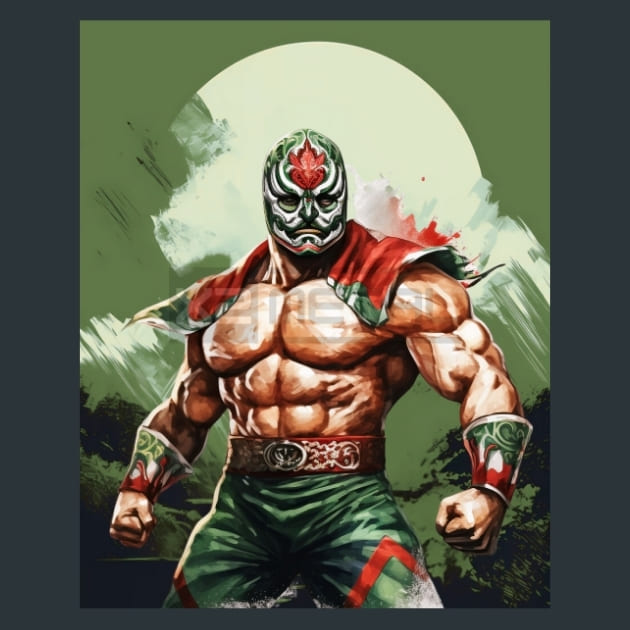 Colorful_Luchador_19_metal_prints_posters_mouse_pads