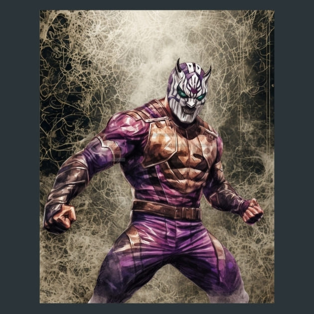 Colorful_Luchador_1_metal_prints_posters_mouse_pads